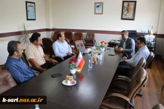 نشست رئیس دانشکده کشاورزی ساری با مدیران واحدهای تولیدی آموزشی شالیزار و مرغداری صنعتی