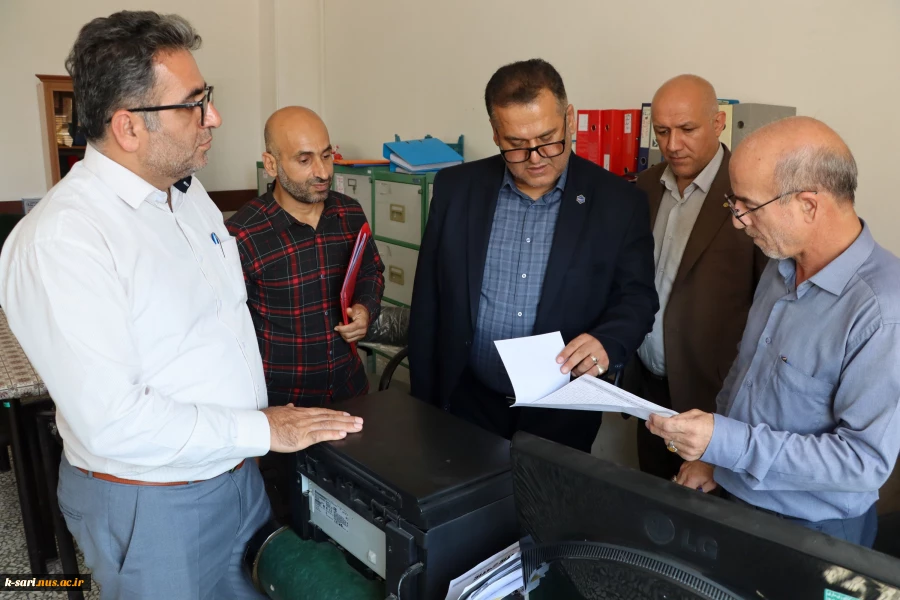 بازدید دکتر برهانی نماینده نظارت، ارزیابی و تضمین کیفیت دانشگاه ملی مهارت  3