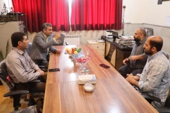 جلسه با مدیر هنرستان کشاورزی شهید بهشتی