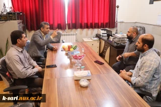 جلسه با مدیر هنرستان کشاورزی شهید بهشتی