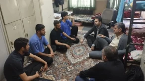 دیدار صمیمانه ریاست آموزشکده کشاورزی ساری با دانشجویان در سرای دانشجویی