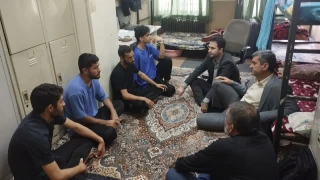 دیدار صمیمانه ریاست آموزشکده کشاورزی ساری با دانشجویان در سرای دانشجویی