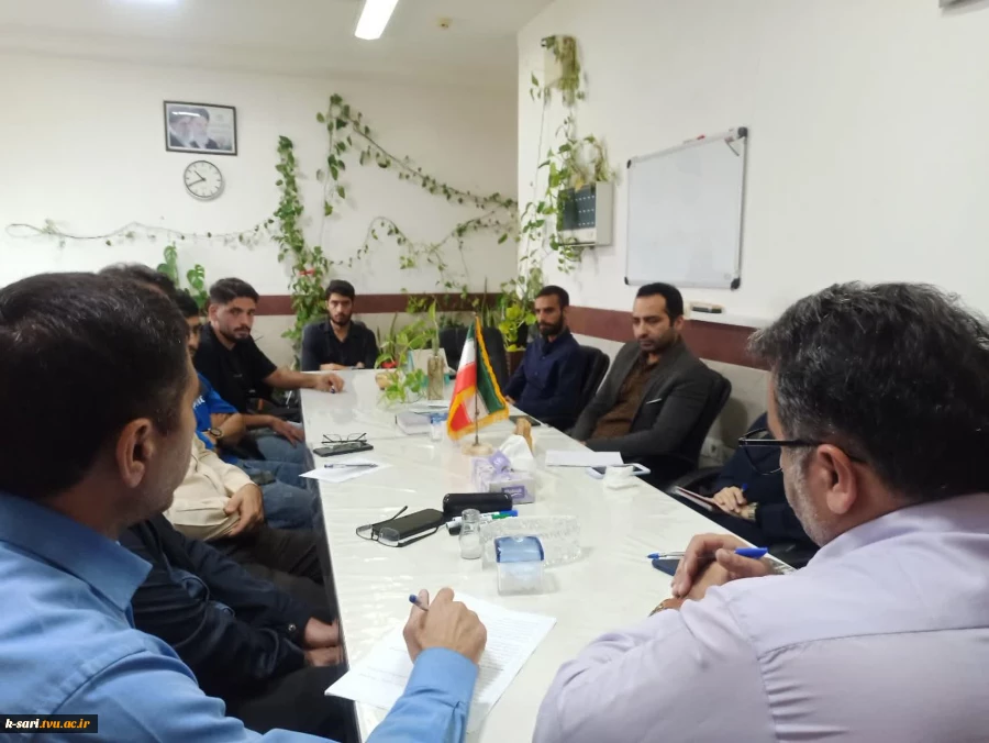 جلسه هم اندیشی و برنامه ریزی و هماهنگی انجمن های  علمی  کشاورزی آموزشکده کشاورزی ساری 4