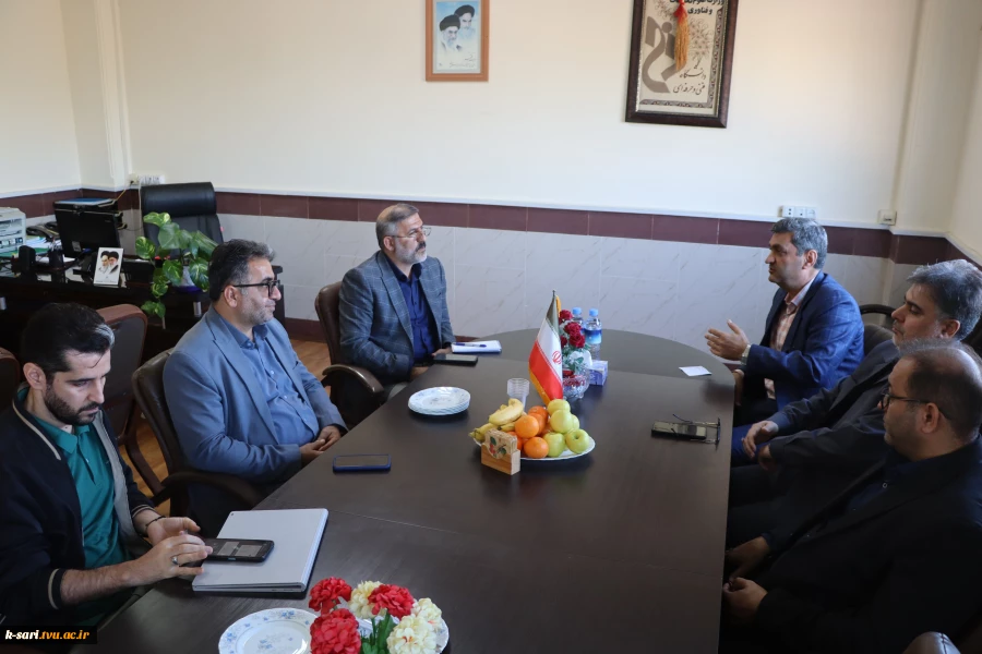 دیدار صمیمانه فرماندار شهرستان ساری با ریاست، اساتید و کارکنان آموزشکده کشاورزی ساری 3