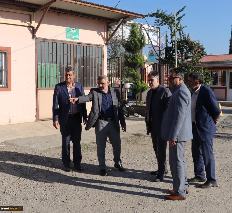 دیدار صمیمانه فرماندار شهرستان ساری با ریاست، اساتید و کارکنان آموزشکده کشاورزی ساری 6