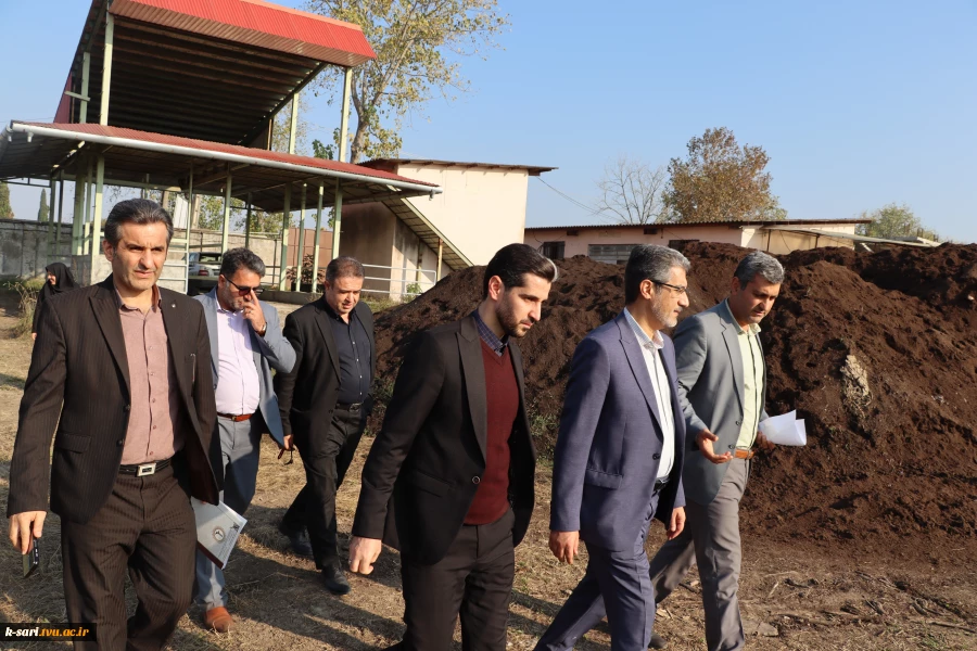 بازدید دکتر کلباسی مسجد شاهی معاون آموزشی دانشگاه ملی مهارت از آموزشکده کشاورزی ساری 2