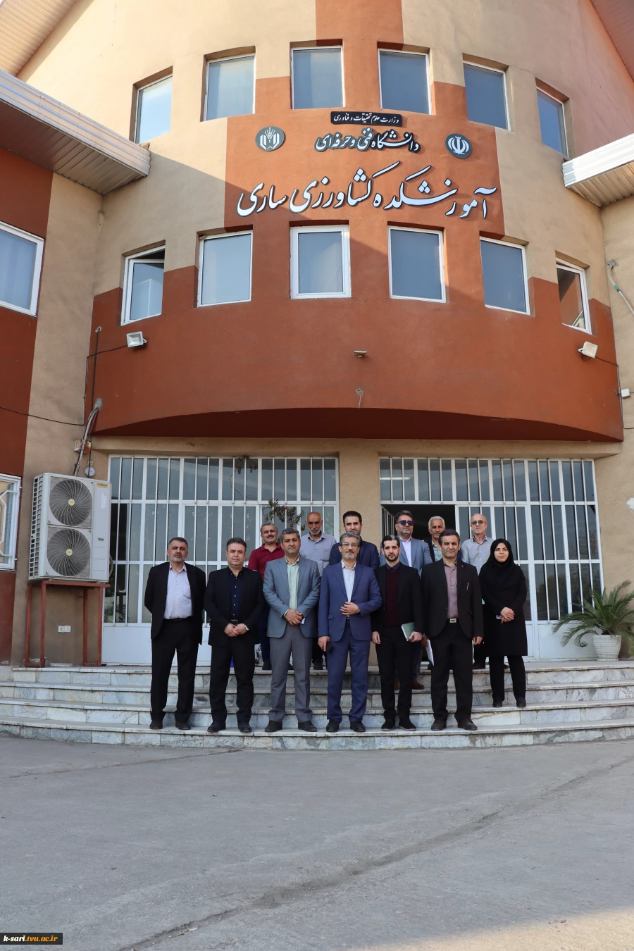 بازدید دکتر کلباسی مسجد شاهی معاون آموزشی دانشگاه ملی مهارت از آموزشکده کشاورزی ساری 5