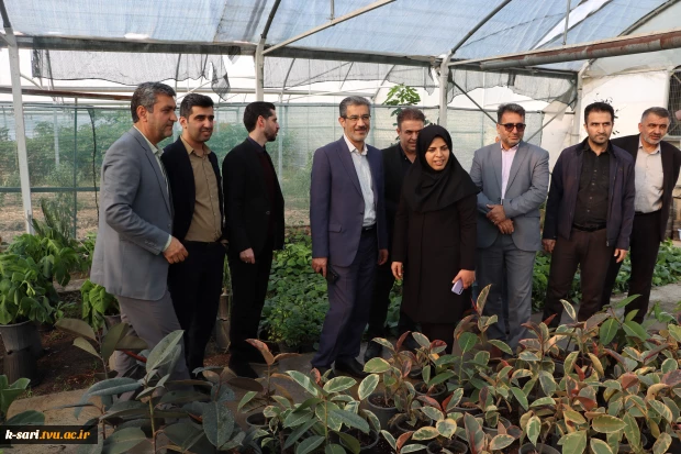 بازدید دکتر کلباسی مسجد شاهی معاون آموزشی دانشگاه ملی مهارت از آموزشکده کشاورزی ساری 4