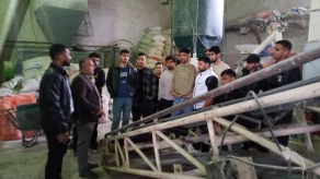 بازدید دانشجویان گروه علوم دامی از کارخانه خوراک دام