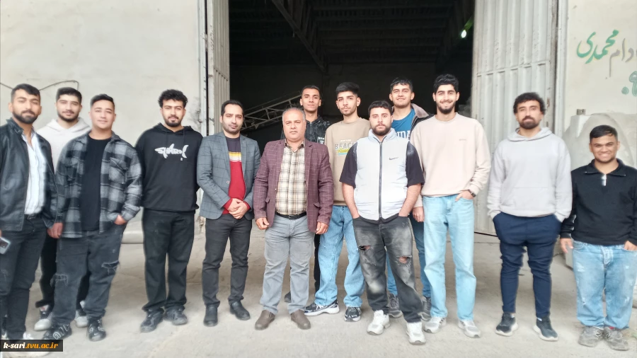 بازدید دانشجویان گروه علوم دامی از کارخانه خوراک دام 6