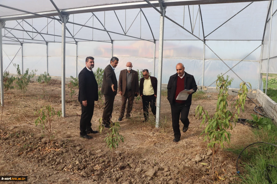 بازدید نمایندگان نظارت، ارزیابی و تضمین کیفیت دانشگاه ملی مهارت از آموزشکده کشاورزی ساری 5
