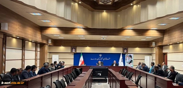 حضور دکتر هادی کاظمی ریاست آموزشکده کشاورزی ساری در جلسه شورای کشاورزی  شهرستان ساری 4