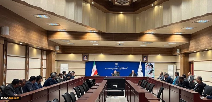 حضور دکتر هادی کاظمی ریاست آموزشکده کشاورزی ساری در جلسه شورای کشاورزی  شهرستان ساری 4